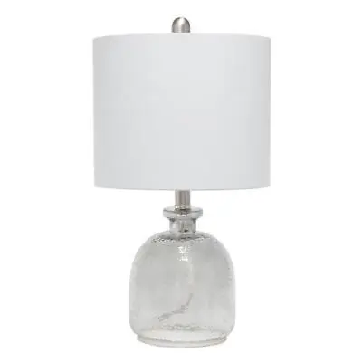 Elegant Designs Textured Glass Table Lamp Gray • $33.41