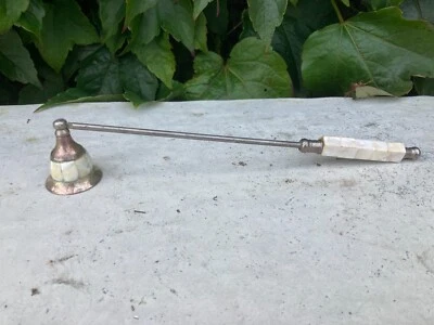 £7.98 • Buy Vintage Mother Of Pearl  Candle Snuffer.