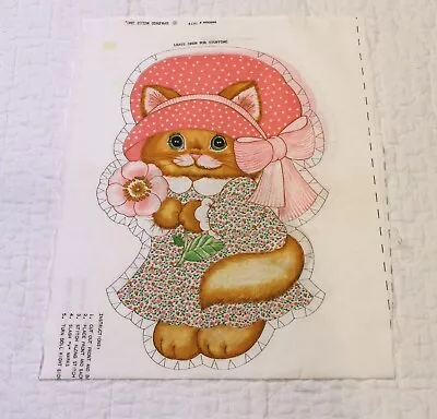 Vintage Spring Mills Cat #7478 Fabric Cut & Sew Panel Front/back • $9.99