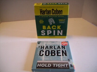 $12.99 • Buy Set Of 2 Audiobook CD’s Coben, Harlan Hold Tight And Back Spin Unabridged