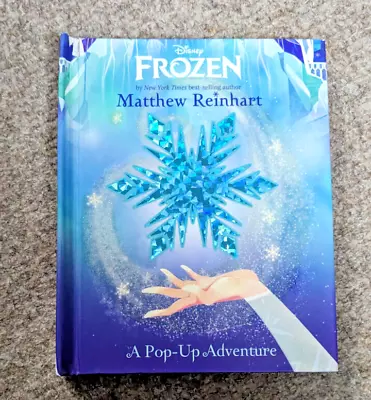 Disney Frozen : A Pop-Up Adventure Hardcover Book By Matthew Reinhart See Photos • $20