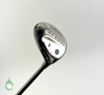 $66.20 • Buy Used RH Callaway Golf 2004 Big Bertha Fairway 5 Wood Regular Flex Graphite Golf