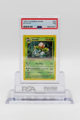 $5 • Buy 1999 Base Set Unlimited Ivysaur 30/102 Pokémon Card PSA 7 NEAR MINT