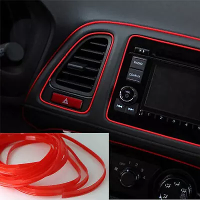 $7.65 • Buy 1x 5M Car Dashboard Door Edge Gap Strip Cover Decor Molding Trim Car Accessories