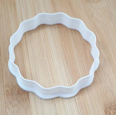 £3.95 • Buy 3D Printed Fluted Circle Cookie Cutter Dog Treats Biscuit Pastry Fondant Cutter