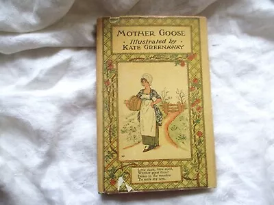 Vtg 50s Mother Goose Illustrated By Kate Greenaway HBDJ Book Great Britian • $9.99