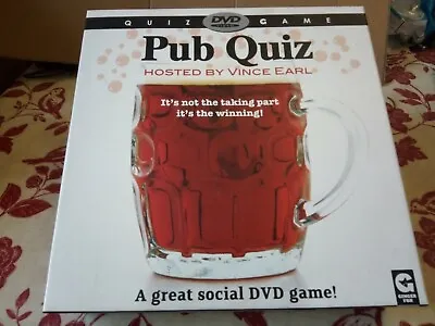 Ginger Fox Pub Quiz Game Interactive DVD Host Your Own Night In MINT CONDITION • £3.99