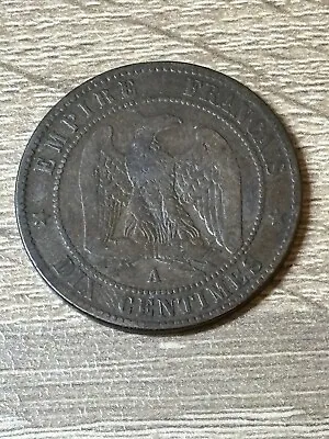 France Napoleon III 10 Centimes 1856 A Nice Grade • £5