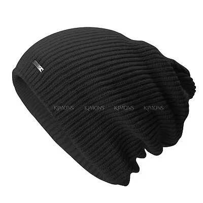 Men's Womens Knit Baggy Beanie Winter Warm Cashmere Hat Ski Slouchy Thick Cap US • $12.95