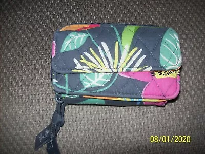 Vera Bradley Jazzy Blooms All In One Crossbody Wallet Wristlet • $25