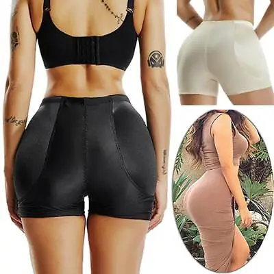 Padded Bum Pants Hip Enhancer Shaper Panty Butt Lifter Booty Boyshorts Underwear • £8.79