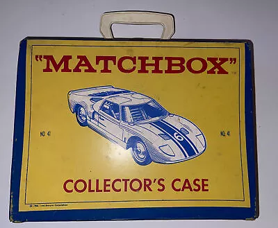 VINTAGE 1968 MATCHBOX SERIES No 41 COLLECTORS CASE WITH EMPTY TRAYS FOR CARS • $36.79