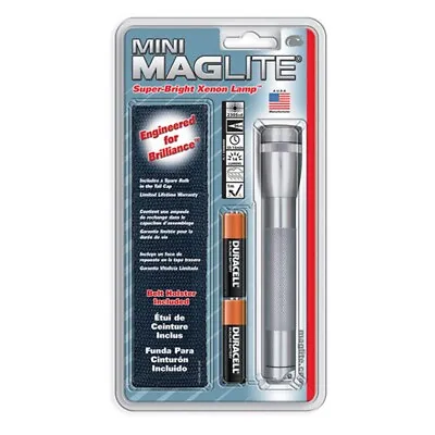 Maglite Mini-Mag Flashlight AA Holster Pack Gray Pewter - SM2A09H • $20.26