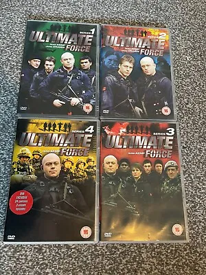 Ultimate Force Ross Kemp Complete Series 8 Disc Set. Series 1  2 3 4   • £5