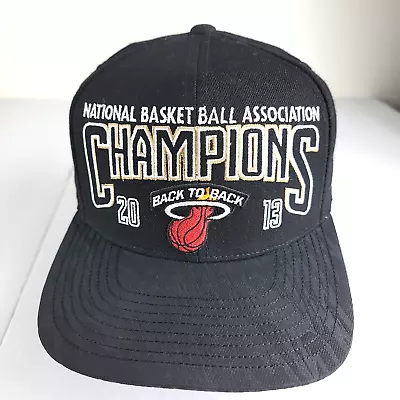 Miami Heat Adidas 2013 NBA Champions Official Strapback The Finals Hat Cap • $13.59