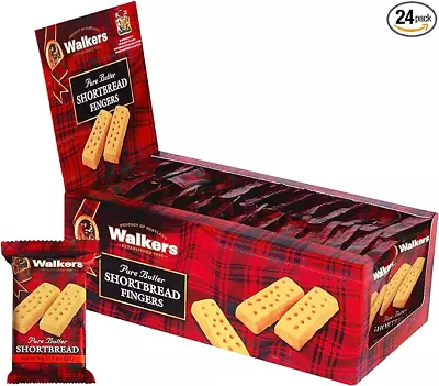 Walkers Shortbread Twin Pack Fingers Traditional Pure Butter Scottish Recipe 4 • £17