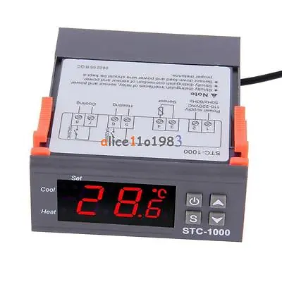 Digital STC-1000 All-Purpose Temperature Controller Thermostat With Sensor • $7.76