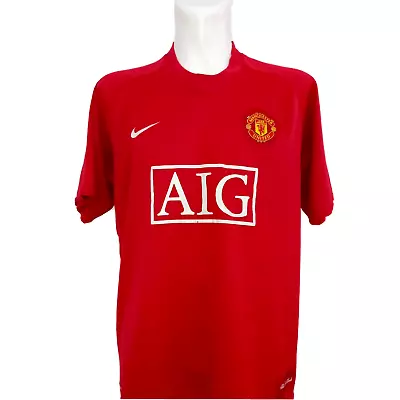 Manchester United 2007 2008 Home Football Shirt Jersey Nike Size Xl Adult • $43.50