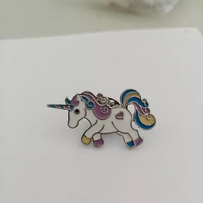 Cute Enamel Unicorn  Badge Pin Brooch For Backpack Clothes AUS Free Postage P • $8.50