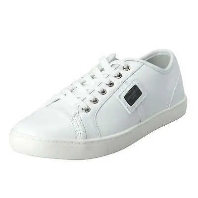 Dolce & Gabbana Men's White Sneakers Shoes 7 7.5 8 8.5 9 9.5 10 10.5 11 11.5 12 • $249.99