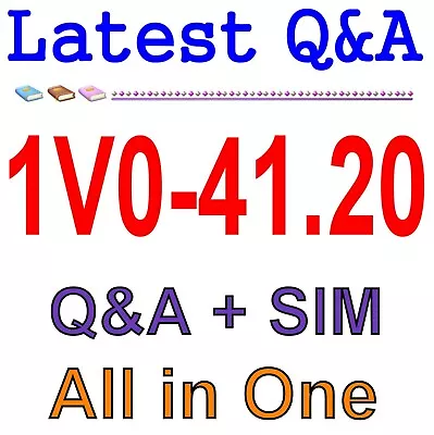 Associate VMware Network Virtualization 1V0-41.20 Exam Q&A+SIM • $4.90