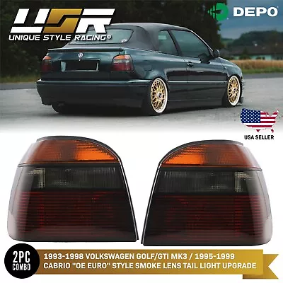 Euro ECode GTi Rear Replacement Tail Light For 93-99 VW Cabrio / Golf 3 III Mk3 • $99.95