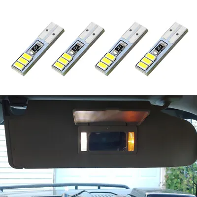  4 X White T5 37 74 LED Visor Vanity Mirror Light Bulbs For 2003-2009 Hummer H2 • $9.99