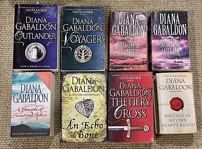 8 Books DIANA GABALDON: Outlander AKA Cross Stitch Complete Set. • $70