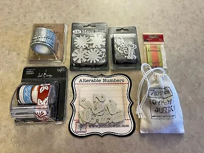 Scrapbooking Embellishments Lot 7 Gypsies Maya Road Heidi Swapp Jenni Bowlin • $60