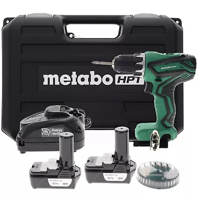 Metabo HPT DS10DFL2 10.8 - 12V Drill Driver Power Tool Kit • $81.95