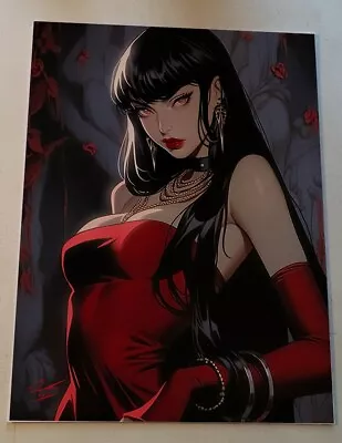 Vampirella CG Color Illustration Print Sign 8.5x11 - No. -R-7 • $15