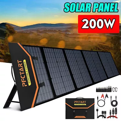 $49.99 • Buy NEW Solar Panel 60W 200 Watt Portable Battery Charger For RV Car Outdoor Camping