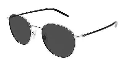 NEW Mont Blanc MB0343SA-001 Silver Sunglasses • $277.93