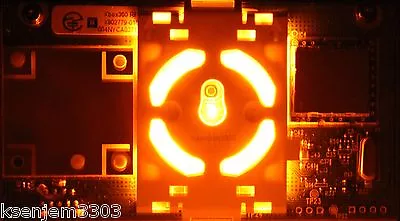 $49.79 • Buy Custom ORANGE XBOX 360 Ring Of Light / RF / ROL / Power Button Board