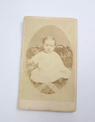 Antique Early Frank M Taft Chester VT Young Girl In Dress Victorian Trade Card • $9.99