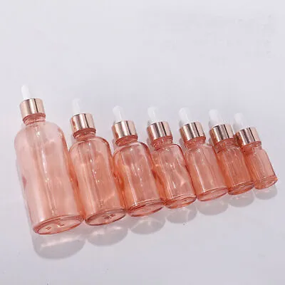 Eye Droppers 5-100ml Reagent Dropper Aromatherapy 1-10ps Bottles Thick Lab Glass • $6.03