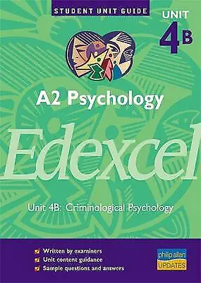 A2 Psychology Edexcel Unit 4B Criminological Psychology (Christine Brain) NEW • £5.99