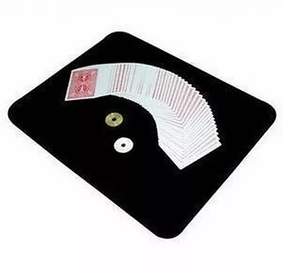 CLOSE UP MAT PAD 11x16 BLACK Magic Trick Accessory For Cards Coins Free Shipping • $12.99