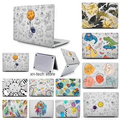 Cartoon Clear Case For Macbook M2 M3 Air 13 12 11 Pro 14 15 16 Inch Laptop Cover • £7.19