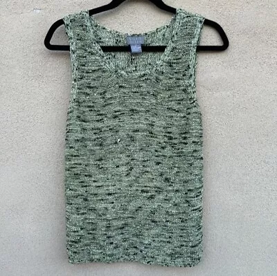 Sigrid Olsen Vintage Sleeveless Scoop Neck Knit Tank Sweater - Women's Small • $20