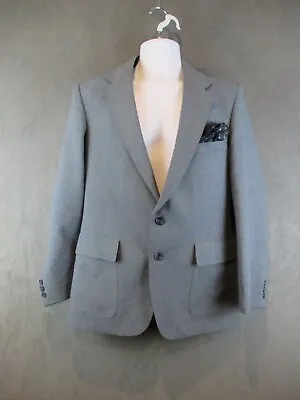 Vintage Levis Sportscoat Mens 40R Blue Blazer Action Suit Wrinkle Free Western • $24.95