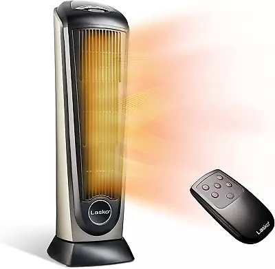 $38.84 • Buy Oscillating Ceramic Tower Space Heater Home Adjustable Thermostat Timer Remote  