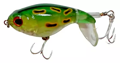 Whopper Plopper 75 Mm Style 17g Topwater Popper Fishing Lure - Frog Color • $8.09