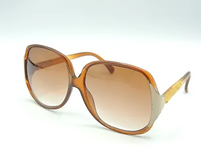 Vintage Christian Dior 2238 10 Brown Large Sunglasses 70's 80's • $199.99