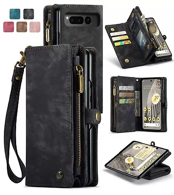 New Flip Multifunction Wallet Leather Magnetic Case Cover For Google Pixel Fold • $19.93