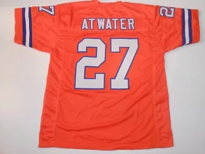 UNSIGNED CUSTOM Sewn Stitched Steve Atwater Orange Or White Jersey M-3XL • $35.99