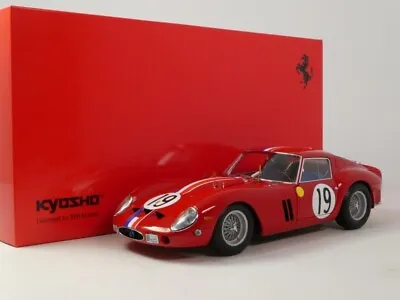 1962 Kyosho Ferrari 250 GTO #19 COUNTER - Noblet 24h Le Mans 1/18 08438A • £257.19