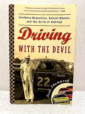 DRIVING WITH THE DEVIL Thompson NASCAR History Auto Racing Speedway Moonshine • $14.99