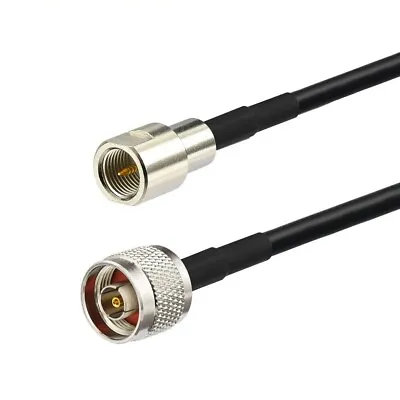 FME Male To N Male RG58 Antenna Adapter Cable 3m For Wilson Cell Phone Booster • $10.02