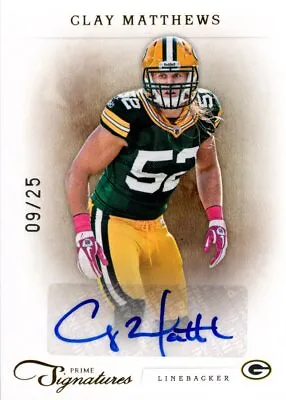 2011 Prime Signatures Football Card Pick (Inserts) • $4